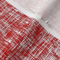 LARGE Red + white linen-weave by Su_G_©SuSchaefer