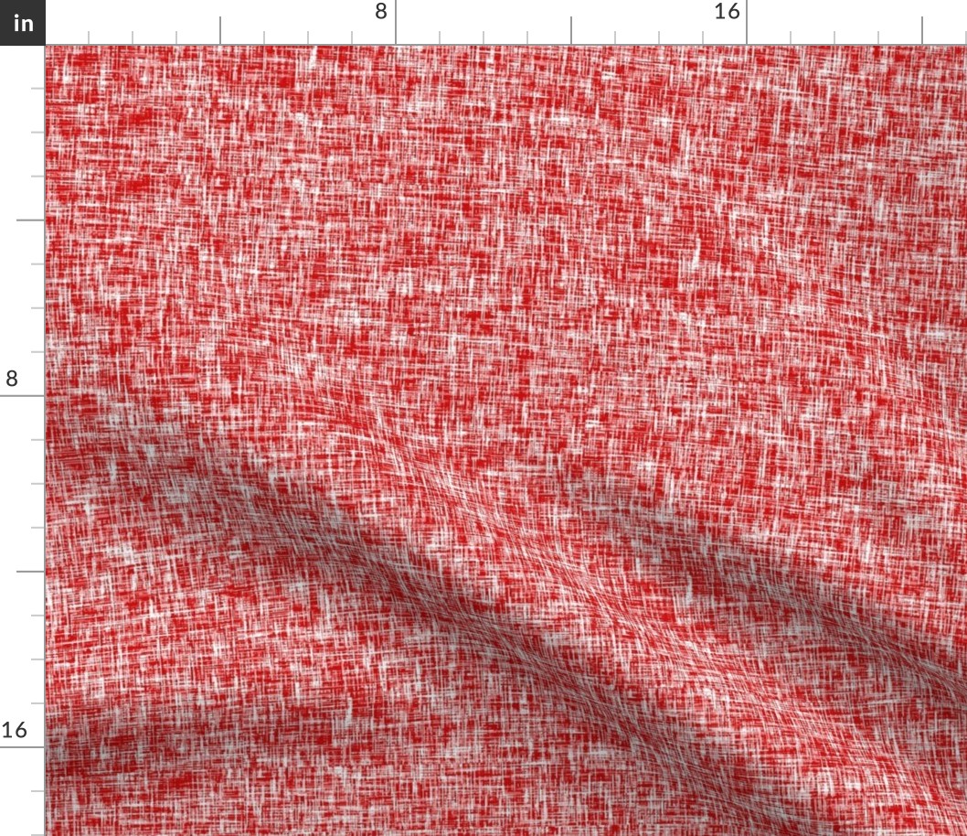 LARGE Red + white linen-weave by Su_G_©SuSchaefer