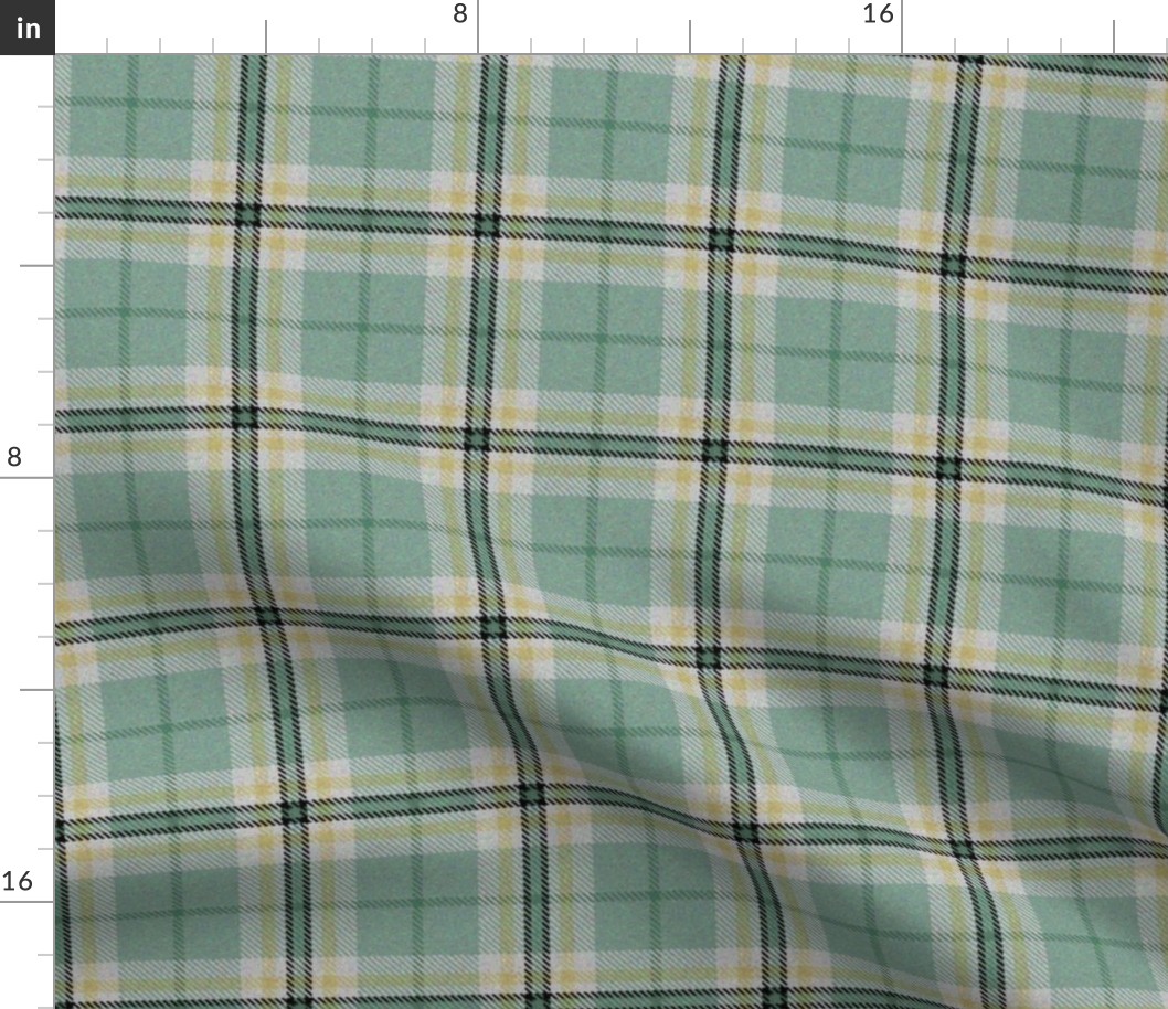 Spring Easter Plaid Green