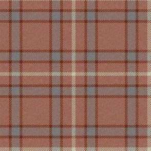 Cocoa and Pewter Plaid