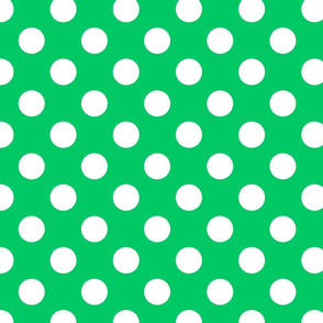 Teal-White_polka-dots