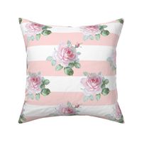 Seaside Garden Stripe in peony