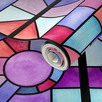 Watercolor Stained Glass Windows