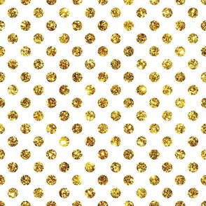 Gold Dots // Gold Glitter Collection