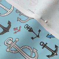 Anchors in Blue