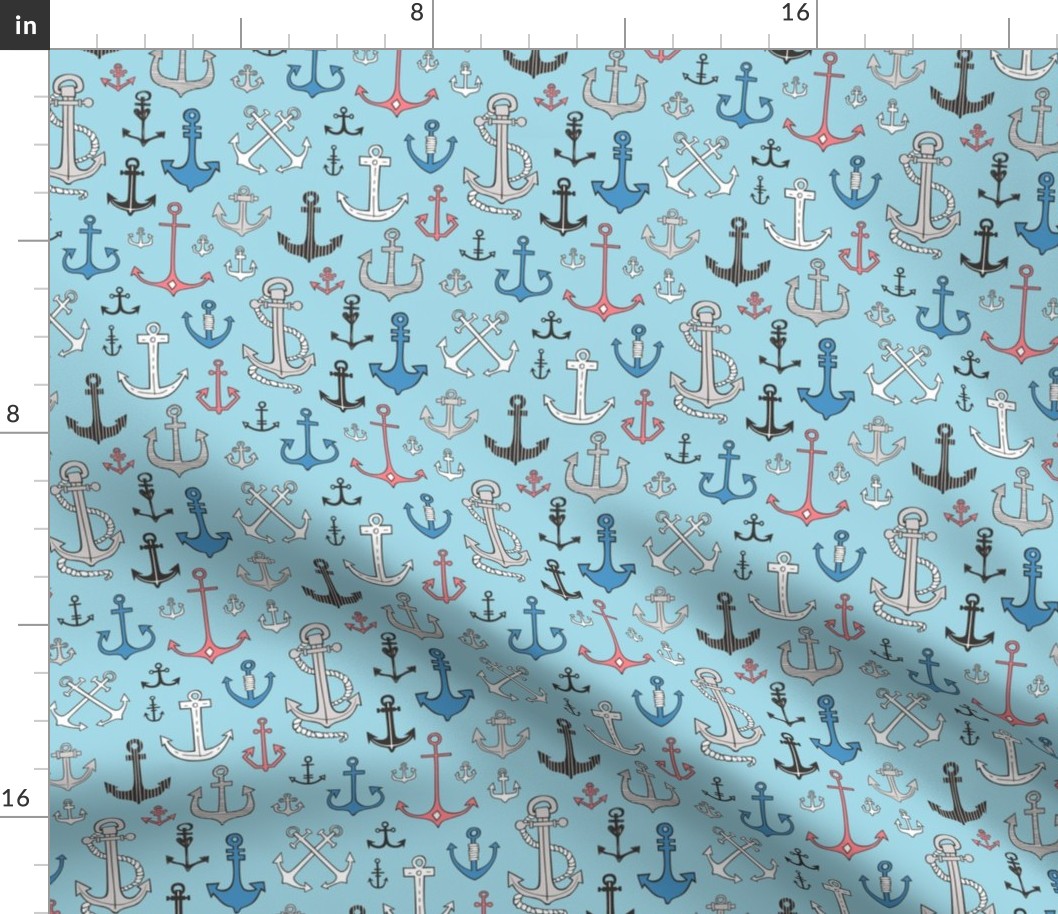 Anchors in Blue