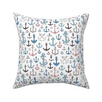 Anchors Black&White Blue and Red