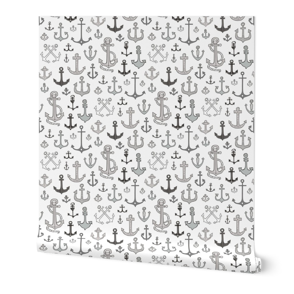 Anchors Black&White Grey