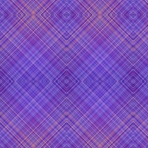 PENGUINS DIAGONAL PLAID 2 PURPLE COORDINATES