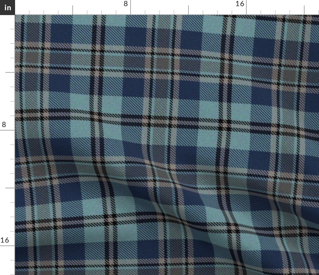 Trendy Blue Plaid 2