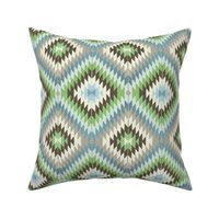 Kilim in Blue/Green