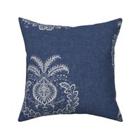 Antibes Batik Medallion in Indigo