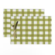 Watercolor Gingham in Green