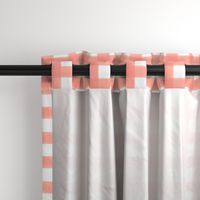 Watercolor Gingham in Peach