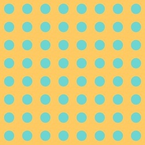 Fabric Adhesive Pattern: 210 X 290 Mm A4 Turquoise Polka Dots 