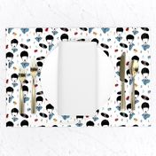 Beatles Moptop Acapella Music Print