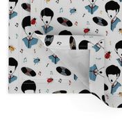 Beatles Moptop Acapella Music Print