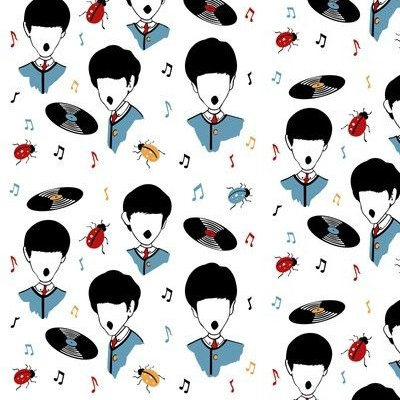 Beatles Sgt Peppers Music British 1960S Fabric Printed by Spoonflower BTY