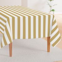 Khaki Beige 2" Wide Cabana Stripes