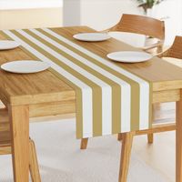 Khaki Beige 2" Wide Cabana Stripes