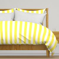 Lemon Yellow 2" Wide Cabana Stripes