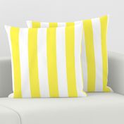 Lemon Yellow 2" Wide Cabana Stripes