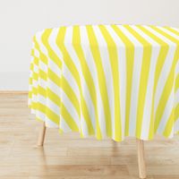 Lemon Yellow 2" Wide Cabana Stripes