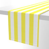 Lemon Yellow 2" Wide Cabana Stripes