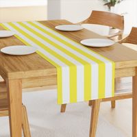 Lemon Yellow 2" Wide Cabana Stripes