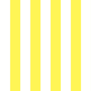 Lemon Yellow 2" Wide Cabana Stripes