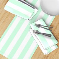 Summer Mint 2" Wide Cabana Stripes