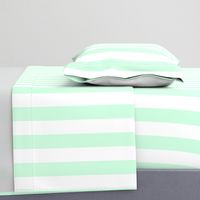 Summer Mint 2" Wide Cabana Stripes