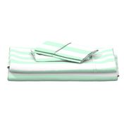 Summer Mint 2" Wide Cabana Stripes