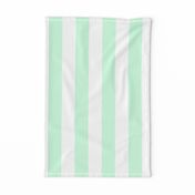 Summer Mint 2" Wide Cabana Stripes