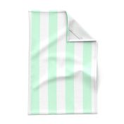 Summer Mint 2" Wide Cabana Stripes