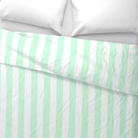 Summer Mint 2" Wide Cabana Stripes