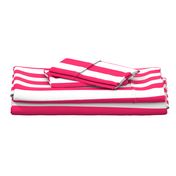 Pop Pink 2" Wide Cabana Stripes