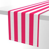 Pop Pink 2" Wide Cabana Stripes