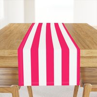 Pop Pink 2" Wide Cabana Stripes