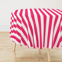 Pop Pink 2" Wide Cabana Stripes