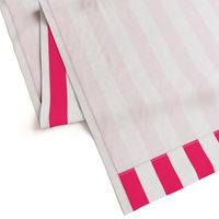 Pop Pink 2" Wide Cabana Stripes