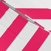 Pop Pink 2" Wide Cabana Stripes