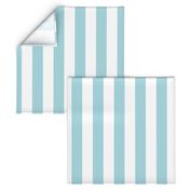 Garter Blue 2" Wide Cabana Stripes