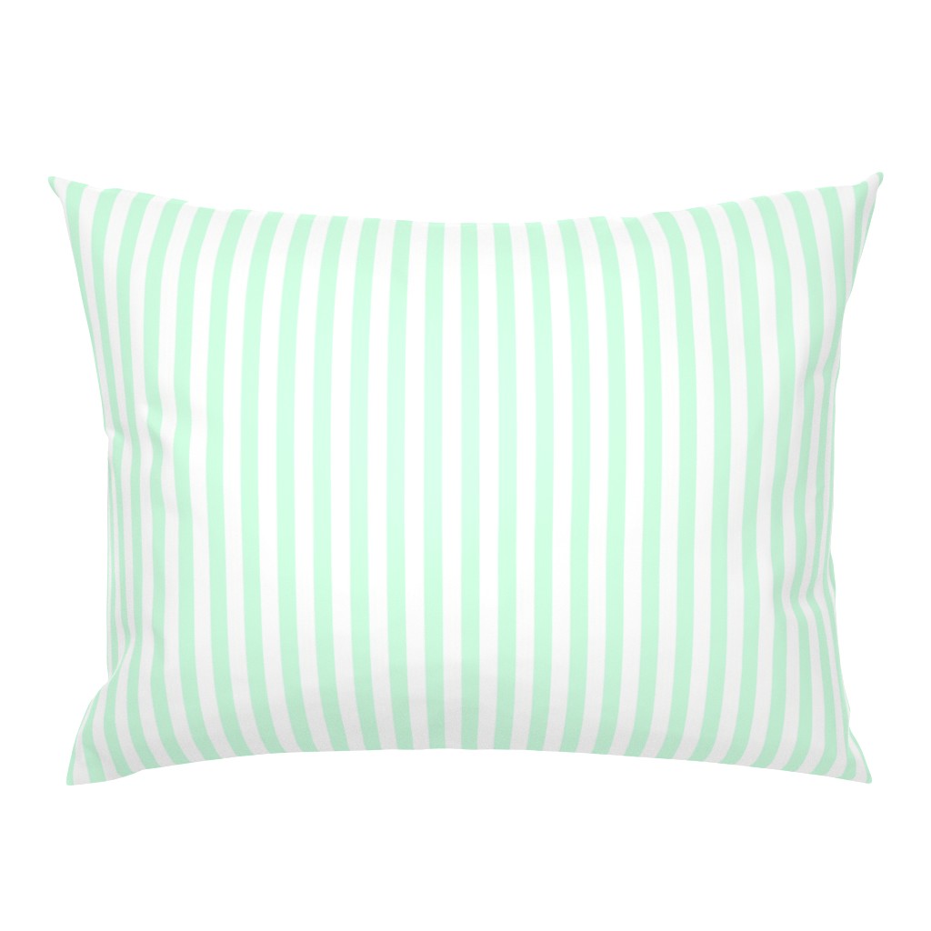 Summer Mint Sailor 1/2" Thin Stripes