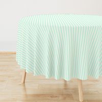 Summer Mint Sailor 1/2" Thin Stripes