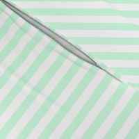 Summer Mint Sailor 1/2" Thin Stripes