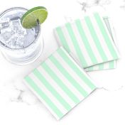 Summer Mint Sailor 1/2" Thin Stripes
