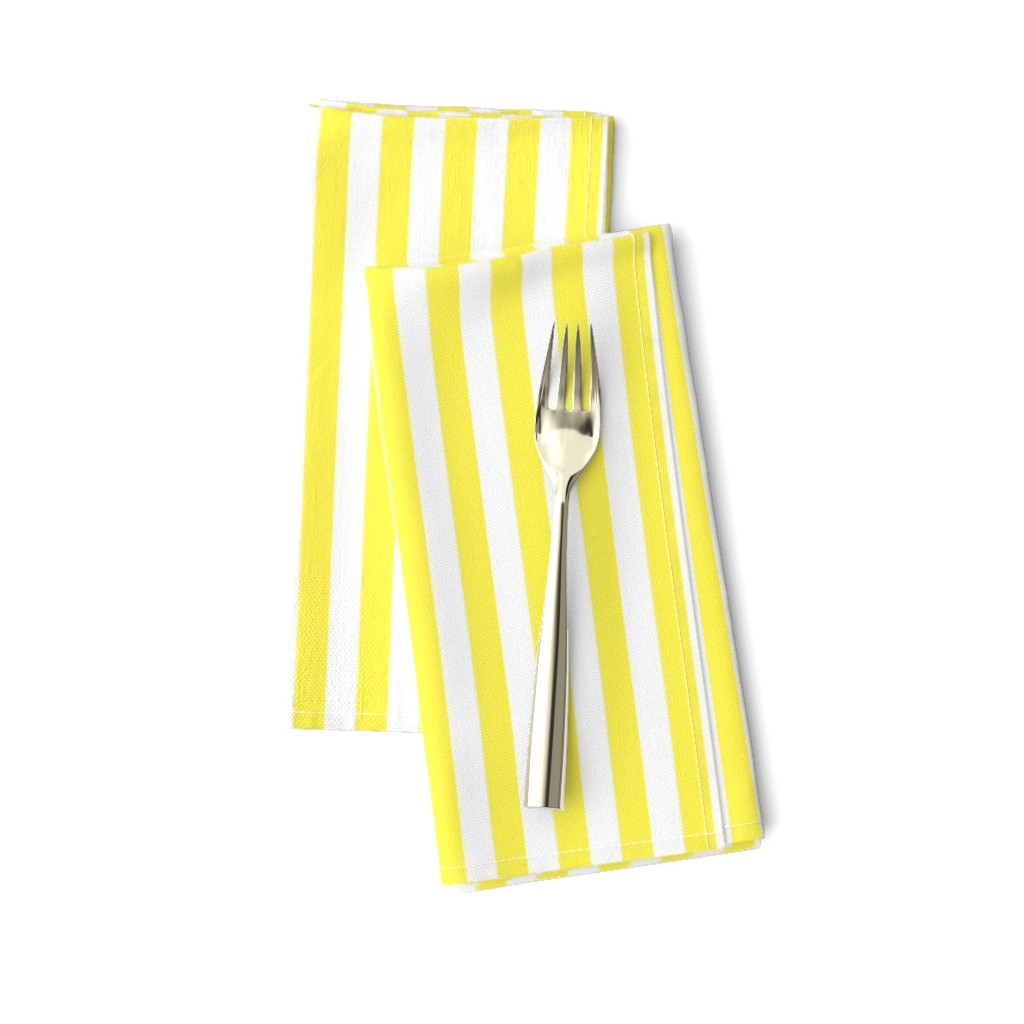 Lemon Yellow Sailor 1/2" Thin Stripes