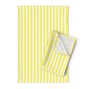 Lemon Yellow Sailor 1/2" Thin Stripes