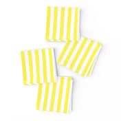 Lemon Yellow Sailor 1/2" Thin Stripes